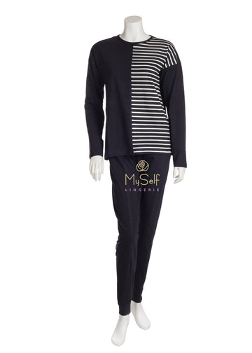 Me Moi CPJ04458 Striped Teen Pajamas myselflingerie.com